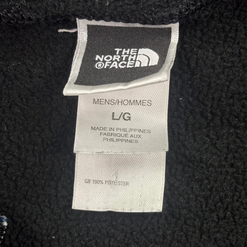 The North Face TKA 200 Fleece Pullover Large Black 1/4 Zip‎ Mens